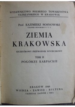 Ziemia krakowska Tom II 1948 r.