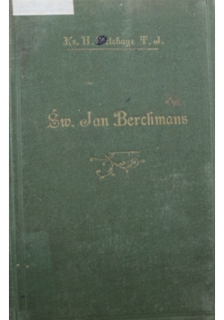 Św Jan Berchmans 1921 r