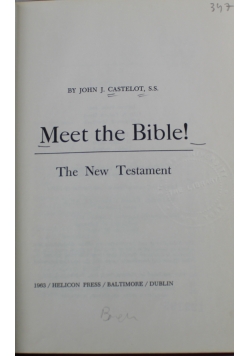 Meet the Bible The New Testament