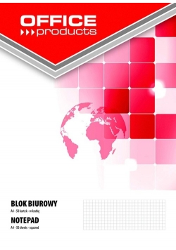 Blok biurowy A4 50 kartek 10 sztuk