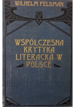 Współczesna Krytyka Literacka w Polsce , 1905 r.