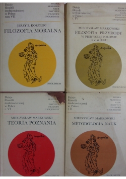Dzieje filozofii średniowiecznej w Polsce, zestaw 4 książek
