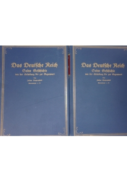 Das Deutsche Reich 2 tomy,  1924r.