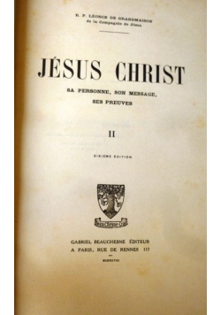 Jesus Christ, tom II, 1929 r.