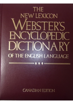 The New Lexicon Webster's Encyclopedic Dictionary