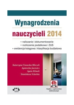 Wynagrodzenia nauczycieli 2014+ Płyta CD
