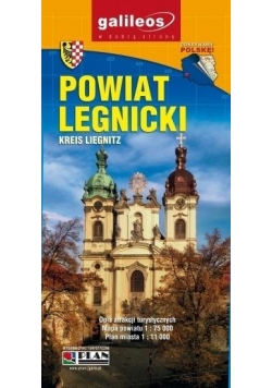 Plan miasta - Legnica/powiat 1:11 000/1:75 000