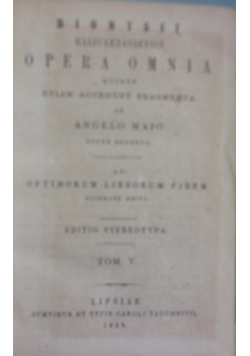 Opera Omnia,1829r.