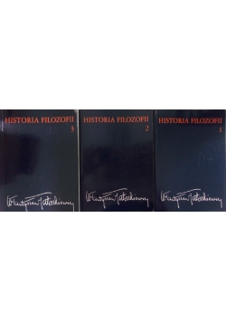 Historia filozofii tom 1,2,3.