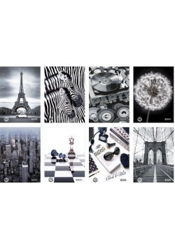 Brulion A5/96 linia Black&White (5szt)