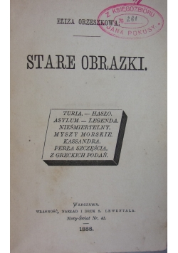 Stare Obrazki,1888r.