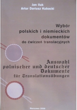 Wybór polskich i niemieckich dokumentów do ćwiczeń translacyjnych