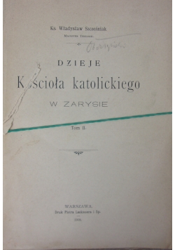 Dzieje Kościoła katolickiego w Zrysie, 1909 r.