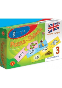 Puzzle - Słówka angielskie - Ubrania ALEX