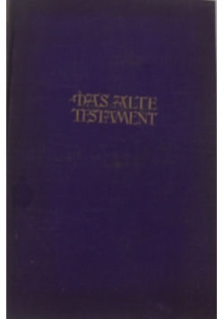 Das Alte Testament, 1929 r.