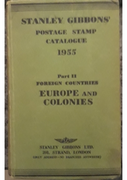 Postage stamp catalogue 1955