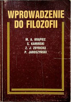 Wprowadzenie do filozofii