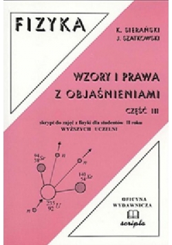 Wzory i Prawa z objaśnieniami Cz III