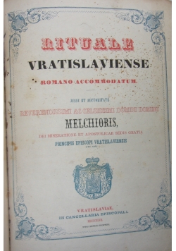 Rituale Vratislaviense,  1847 r.