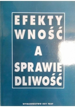 Efektywność a sprawiedliwość