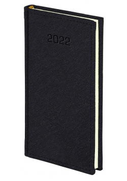 Kalendarz 2022 A6 tygodniowy Cross czarny
