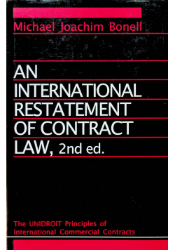 An international restatement of contract