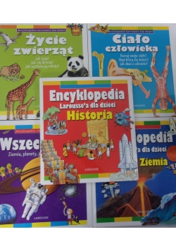 Encyklopedia dla dzieci, zestaw 5 książek