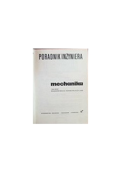 Poradnik inżyniera mechanika, Tom II