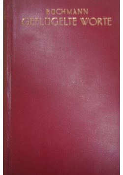 Geflugelte Worte,1928r.