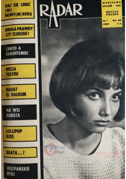 Radar ,Nr 1 do 12