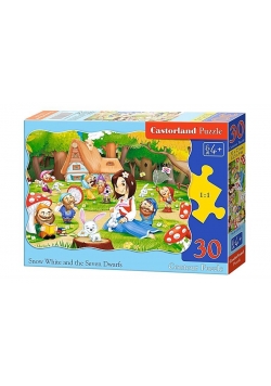 Puzzle 30 Królewna Śnieżka i siedmiu... CASTOR
