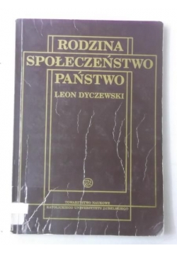 Rodzina, społeczeństwo, państwo