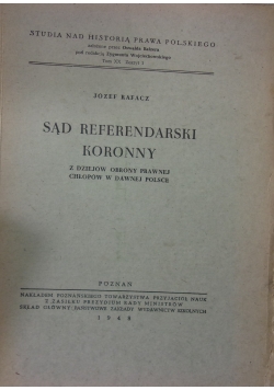 Sąd referendarski koronny, 1948 r.