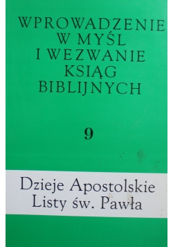 Wprowadzenie w myśl i wezwanie ksiąg biblijnych