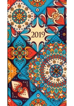 Kalendarz 2019 11T-Soft A6 kieszonkowy dekor