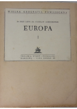 Europa I, ok. 1935r.