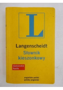 Słownik kieszonkowy polsko-angielski, angielsko-polski, Langenscheidt
