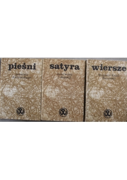 Wiersze \ Satyra \ Pieśni