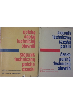 Słownik techniczny. Zestaw 2 książek