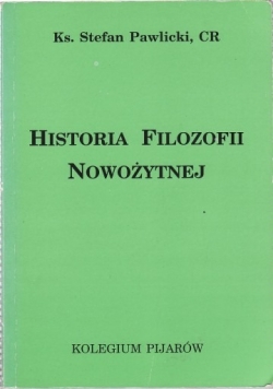 Historia filozofii nowożytnej