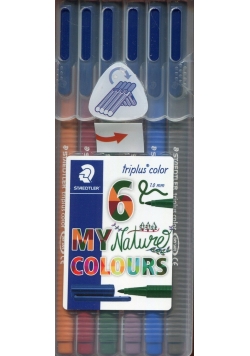 Flamastry Triplus Color 1 mm 6 kolorów etui tropikalne