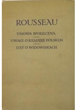 Umowa społeczna uwagi o rządzie polskim