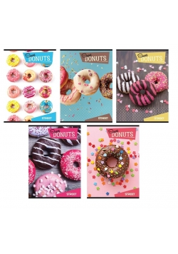 Zeszyt A5/54K Donuts (10szt) STREET