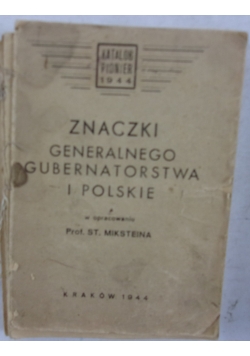 Znacznik generalnego gubernatorstwa i Polski, 1944r.