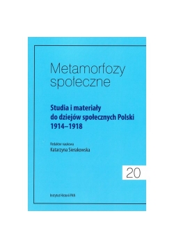 Metamorfozy społeczne Tom 20