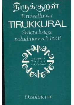 Tirukkural Święta księga południowych Indii