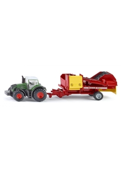 Siku Farmer - Ciągnik z kombajnem do ziemn. S1808