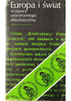 Europa i świat w epoce oświeconego absolutyzmu
