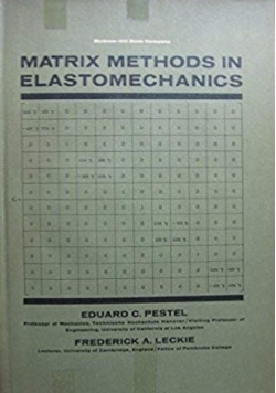 Matrix Methods in Elastomechanics