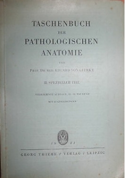 Taschenbuch der Patologischen anatomie